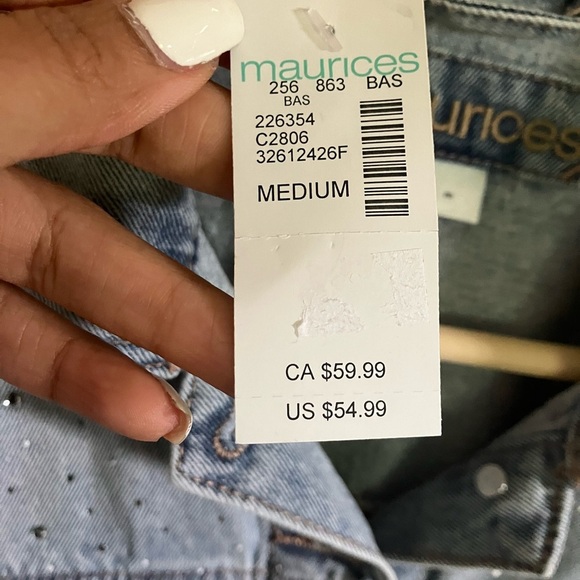 Maurices Women's Blue Denim Jacket - Picture 5 of 5